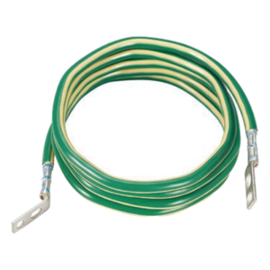 PANDUIT GJ696UH – Jumper para Aterrizaje de Equipos / 6 AWG / 2.4 m (7.9 ft) / Terminal 45° y Terminal Recta / Cobre / TIA-607-C