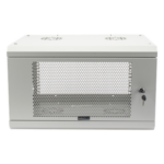 LINKEDPRO SR1906LH3PW – Gabinete de Pared / 6U / 19" / Profundidad 455 mm (1.49 ft) / Carga 80 kg / Acero Reforzado / Puerta Perforada / Color Blanco