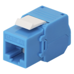 LINKEDPRO BY EPCOM LP-KJ-6A-TTBU – Módulo Jack Keystone / Cat6A / Toolless / Terminación 180° / RJ45 / Sin Blindaje / 1 Puerto