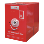SFIRE SF-22-02-LE – Cable para Alarma / 2x22 AWG / CCA / PVC Retardante a la Flama / Bobina 305 m (1000 ft) / Blanco