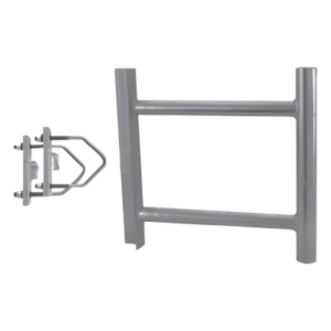 TELEWAVE, INC ANTM-433 – Soporte lateral en H / Separación 38 cm (15 in) / Acero galvanizado / Torres 1.5' a 3.5' / Incluye 2 abrazaderas ANTC484