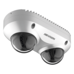 HIKVISION DS-2CD6D42G0-IS – Cámara Panorámica Dual / 4 MP por Lente / 2.8 mm Fijo / IP67 / IK10 / PoE / WDR 120 dB / 10 m (32.8 ft) IR / Audio y Alarma I/O / MicroSD 256 GB