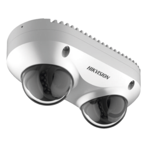 HIKVISION DS-2CD6D42G0-IS – Cámara Panorámica Dual / 4 MP por Lente / 2.8 mm Fijo / IP67 / IK10 / PoE / WDR 120 dB / 10 m (32.8 ft) IR / Audio y Alarma I/O / MicroSD 256 GB