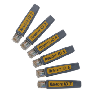 FLUKE NETWORKS REMOTEID-KIT – Kit de Identificadores Remotos / 6 Puntos ID #2-7 / 984 pies / RJ45-RJ11-Coaxial / Para MicroScanner PoE