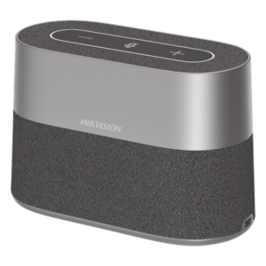HIKVISION DS-UAC-S1V – Micrófono y Bocina para Conferencias / Arreglo de 8 Micrófonos 360° / Rango 5 m (16.4 ft) / Cancelación de Eco y DNR / USB-C Plug-and-Play / 3.5 mm para Audífonos