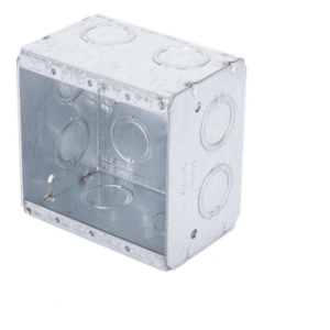 RACO HUB-691 – Caja Multigang / 2 Gangs / 2.5 in (6.35 cm) Profundidad / 12 Entradas 1/2-3/4 in (1.27-1.91 cm)