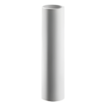 GEWISS DX-25-325 – Tubería Rígida para Cableado / PVC Auto-Extinguible / Diámetro Externo 25 mm / Interno 21.4 mm / Tramo 3 m (9.8 ft) / Resistencia 750N / Libre de Halógenos