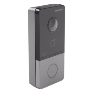 HIKVISION DS-KV6113-PE1(C) – Videoportero IP / 2 MP / PoE 802.3af / IP65 / IR 2.5m / 129°H / -40°C a 53°C / Mifare / 1 Relay