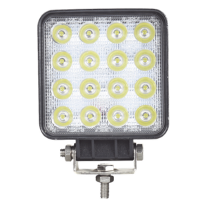 EPCOM INDUSTRIAL SIGNALING XD48F – Luz de trabajo LED / 48 W / 4000 lm / 10-30 Vcc / IP67 / 16 LED / 5 patrones de destello / 4.3 pulgadas
