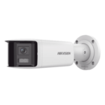 HIKVISION DS-2CD2T46G2P-ISU/SL(C) – Cámara Bala IP / 4 Megapixel / Dual Lente 2.8 mm / Panorámica 180° / IR 40 m (131.2 ft) / WDR 120 dB / IP67 / Audio Bidireccional / PoE
