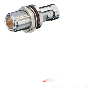 RF INDUSTRIES,LTD F1-PNFBH – Conector N Hembra Chasis / Auto-sujetado / Cable FSJ150A y RADIAX RXL1-1RN / 1/4" (0.82 pies)