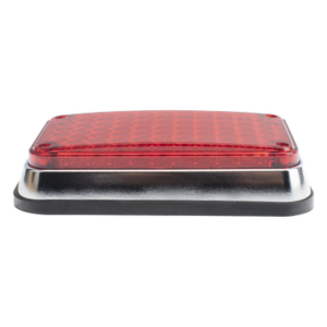 EPCOM INDUSTRIAL SIGNALING XLTE595RV2 – Luz de Advertencia LED / 66 LEDs / 6x4 Pulgadas / 12 VCC / 10 Patrones de Destello / Montaje Permanente