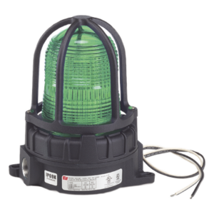 FEDERAL SIGNAL INDUSTRIAL 191XLS-024-G – Luz de advertencia LED para ubicaciones peligrosas / Montaje superficie / 24 VCD / Verde / 235 mm / 0.77 ft / Tubo 3/4'