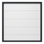 ACCESSPRO APDOOR-109 – Puerta de Garage Seccional / 10 x 9 pies (3.05 x 2.74 m) / Aislada 42 mm / Lámina Galvanizada Calibre 26 / Estilo Americano
