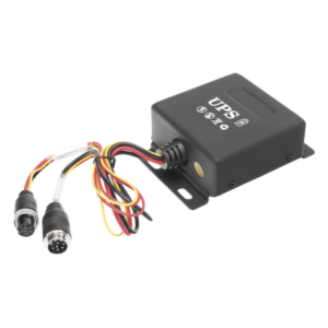 STREAMAX XMRUPS – UPS para Videovigilancia Móvil / 24 VDC / 2000 mAh / 20 min Autonomía / Anti-vibración / -10°C a 60°C / Conector Aviación