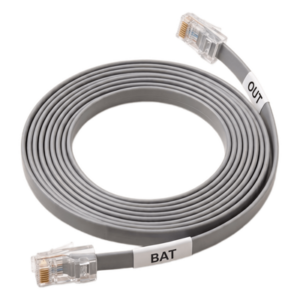 EPEVER CCRJ45RJ45150V1.0 – Cable de Comunicación RJ45-RJ45 / 150V DC / Conectores Blindados / 1 m (3.3 ft) / Industrial