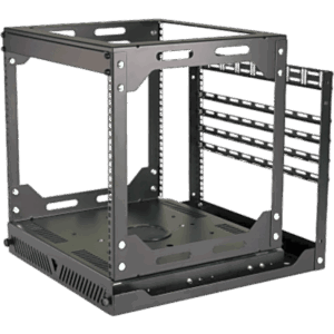 ATEN RC2201 – Rack Abierto Deslizante y Giratorio / 12U / Rotación 360° / Carga 68 kg (150 lbs) / Norma EIA/ECA-310-E / Gestión de Cables