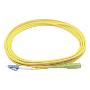 LINKEDPRO BY EPCOM LP-FO-LCU-SCA-03 – Jumper de Fibra Óptica / Monomodo OS1/OS2 / LC/UPC-SC/APC / Simplex / 3 m (9.84 pies) / PVC Amarillo