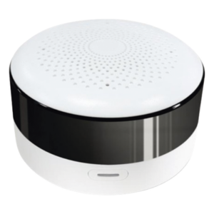 AKUBELA IR21 – Controlador IR Universal / Zigbee 3.0 / Cobertura 10-15 m (32.8-49.2 ft) / Sensor Temp-Humedad / Aprendizaje IR / 80x48 mm