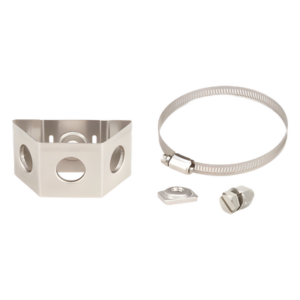 ANDREW / COMMSCOPE TTS-345 – Adaptador de Montaje / Tubo 4-5 in (102-127 mm) / Acero Inoxidable / Triple Vía / Paquete 10 pzas