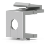 UBIQUITI UACC-KEYSTONE-BLANK-INSERT-TH – Inserto Keystone Ciego Pasante / Snap-In / 12 Piezas / Gestión de Cableado / 6.3 x 14.6 x 18 mm