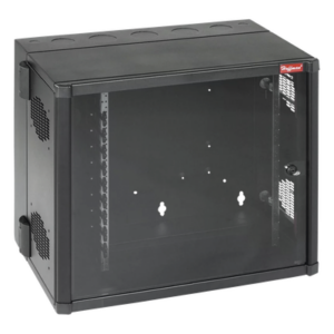 HOFFMAN EWMW242825 – Gabinete de Pared 19in / 12 UR / Profundidad Extendida 635 mm (25 in) / Puerta Vidrio Templado / NEMA 12 / Montaje Sin Herramientas