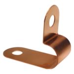 TOTAL GROUND TG-ACP – Abrazadera de Cobre / 23.90 mm Base / 254 mm Largo / 62.49 mm Altura / Fijación de Cable a Pared
