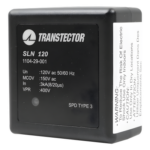 TRANSTECTOR SLN-120 – Protector Sobretensión / 120 VAC / SASD / 5 kA / NEMA 5-15R / Plug-in / UL 1449 / 2.4 x 2.8 x 2.9 in