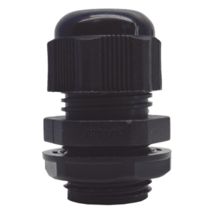 TXPRO TXG-PG-12NBK – Glándula de Plástico / Rosca NPT 1/2" / Rango de Cable 6-11 mm / Color Negro / Diseño Compacto