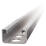 ANCLO ANC-UOC4X2 – Unicanal Perforado / 4 x 2 cm / Calibre 14 / 3 m (9.8 ft) / Pregalvanizado / 0.8 kg/m