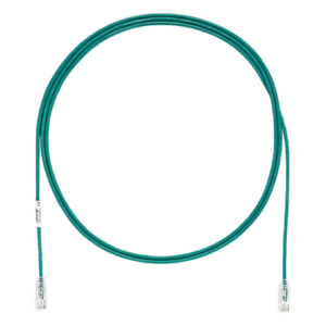 PANDUIT UTP28SP1GR – Cable de Parcheo UTP / Cat6 / 28AWG / Diámetro Reducido / 0.3 m (1 Pie) / Verde