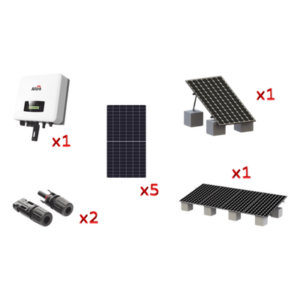 AFORE HNS3000TLKIT1 – Kit Solar Interconexión / 3kW / 220Vca / 5 Paneles 645W / Montaje 6 Módulos / WiFi / Protección Tipo III