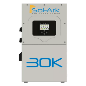 SOL-ARK 30K3PN208V – Inversor Híbrido Trifásico / 30 kW / 208 Vca / Acoplamiento CA/CC / IP65 / 160-500 Vcc Baterías