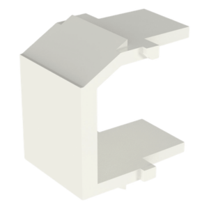 PANDUIT NKBMIW-X – Módulo de Tapa Ciega / Tipo Keystone / Blanco Mate / 1 Espacio / 1 Pieza