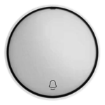 FANVIL KT20 – Botón de Emergencia Inalámbrico / Energía Cinética Sin Batería / Alcance 50 m (164 ft) / Emparejable con Terminales IP / Diseño Compacto