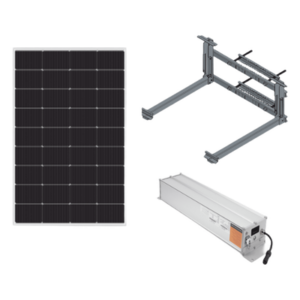 EPCOM INDUSTRIAL KIT-EPIM-FVB – Kit Solar / 180W Panel / 1280 Wh LiFePO4 / 12/24 Vcc Regulable / IP67 / Poste 6' a 8'