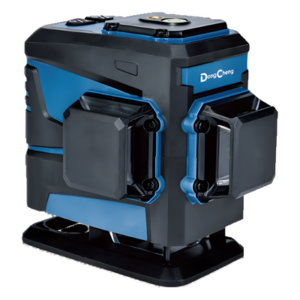 DONGCHENG DFF02-12LE – Nivel Láser Línea Verde / 515 nm / Autonivelante ±3° / Proyección 360° / Batería 4V 4.4Ah / Base Magnética Rotativa