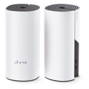 TP-LINK DECOM4-2PACK – Sistema Mesh Wi-Fi / Doble Banda AC1200 Mbps / 2 Puertos Gigabit WAN/LAN / 2 Antenas Internas MU-MIMO / App iOS Android