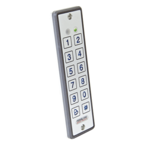 ROSSLARE SECURITY PRODUCTS EY-C60N – Lector de proximidad con teclado / IP65 / 125 kHz EM-HID / Wiegand 26 / 9 mm grosor / -30°C a 65°C / 5-16 VDC