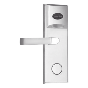 ZKTECO - AccessPRO LOCKPRO-1HI – Cerradura Electrónica para Hotel / Lector MIFARE 13.56 MHz / 5 Pestillos / Acero Inoxidable / 224 Eventos / 4 Baterías AA / Puerta Izquierda / 35-55 mm