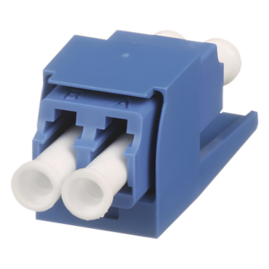 PANDUIT CMDSLCZBU – Módulo Acoplador / LC Duplex / Monomodo OS1/OS2 / Mini-Com / Cerámica Zirconia / 1 Espacio Modular