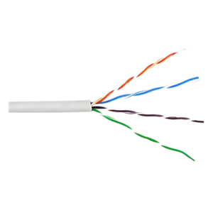 GENESIS 6360-1101/1000 – Bobina de Cable UTP Cat6 / 305 m (1000 pies) / Cobre Sólido 23 AWG / Riser CMR / Blanco / 400 MHz / UL, RoHS