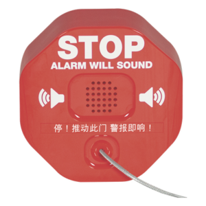 STI STI-6200 – Alarma para Extintor / Sirena 95/105 dB / Detección por Remoción / Alimentación Dual 9V y 12-24 VDC / Carcasa de Policarbonato