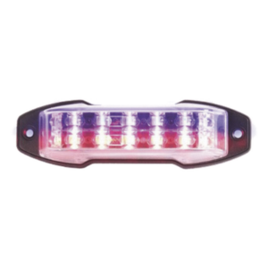 EPCOM INDUSTRIAL SIGNALING XLTA25B – Luz perimetral de advertencia / 18 LED / Color azul / 12-24 VCC / 24 patrones de destello / Perfil ultradelgado
