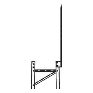 Trylon TRY-TLR – Punta Pararrayo / 96' (2.4 m) / Maciza / Torre TITAN / Herraje Incluido