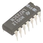 SYSCOM PARTS LM723CN – Circuito Regulador de Tensión / Entrada 3 a 40 V / Limitación de Corriente 150 mA / Control Remoto / Protección contra Sobrecargas y Cortocircuitos