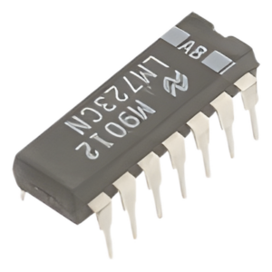 SYSCOM PARTS LM723CN – Circuito Regulador de Tensión / Entrada 3 a 40 V / Limitación de Corriente 150 mA / Control Remoto / Protección contra Sobrecargas y Cortocircuitos