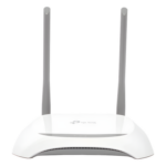 TP-LINK TL-WR840N – Router Inalámbrico / 300 Mbps / 2.4 GHz / 4 Puertos LAN 10/100 Mbps / 2 Antenas 5 dBi / WISP