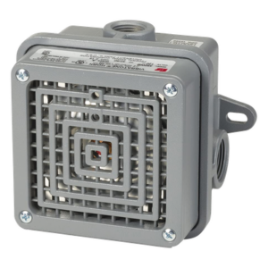 FEDERAL SIGNAL INDUSTRIAL 350WBX-240 – Bocina para ambientes peligrosos / 240 VCA / 110 dBA @ 1 m / IP69K / UL-CSA Clase I Div 2 / 115x115x93 mm / 4.5x4.5x3.7 in