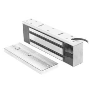 ACCESSPRO MAG1200NW – Chapa Magnética / Fuerza de Retención 500 kg (1200 lbs) / IP68 / Voltaje Dual 12/24 VCC / Aluminio Anodizado